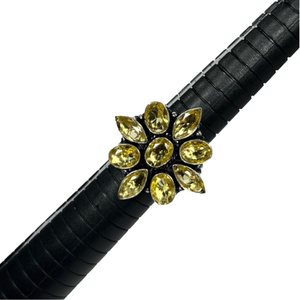 Citrine 925 Gemstone Ring size 7.25